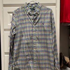 Men’s medium button down polo shirt